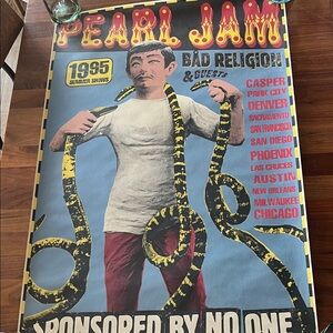Pearl Jam 1995 Summer Shows Poster